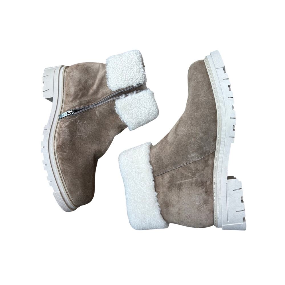 La Canadienne Dixie City Dry Waterproof Shearling Boots Caribou 11M NIB